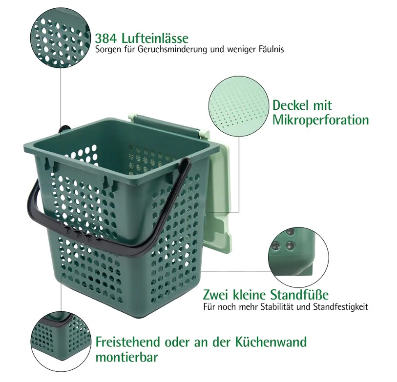 AirBox Komposteimer mit Deckel
