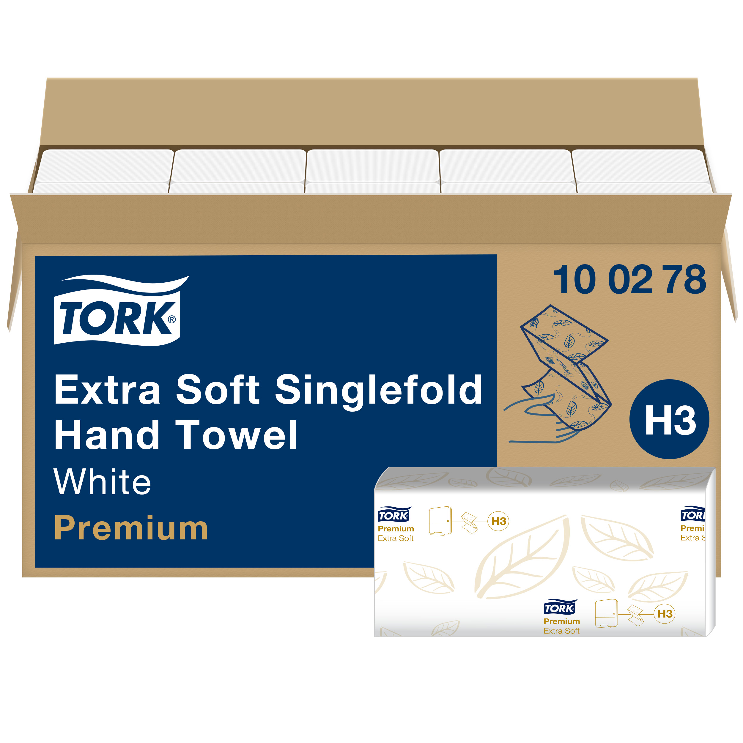 Tork extra weiche Z-Falz Handtücher Premium 2lg