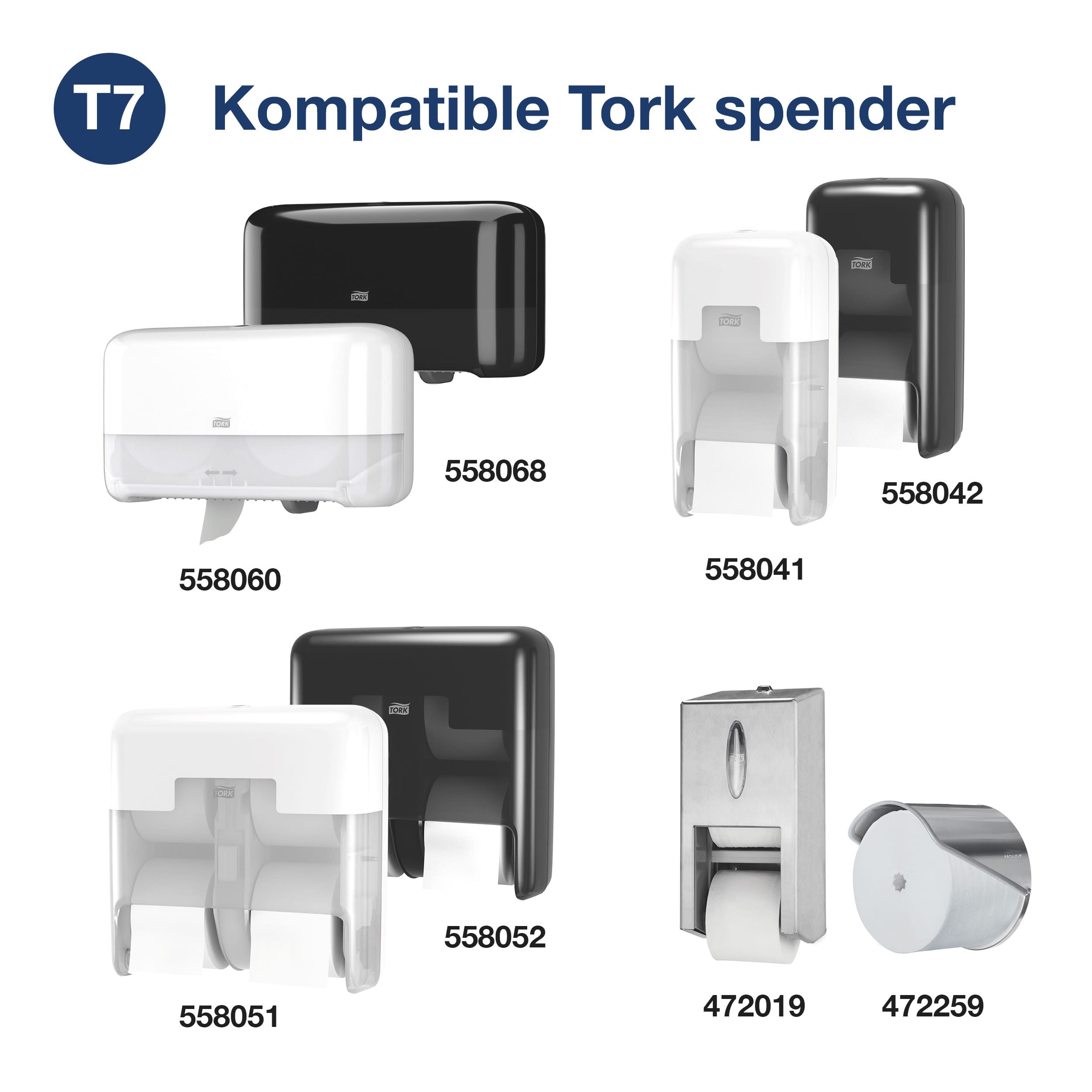 Tork OptiServe Hülsenloses WC-Papier 2lg