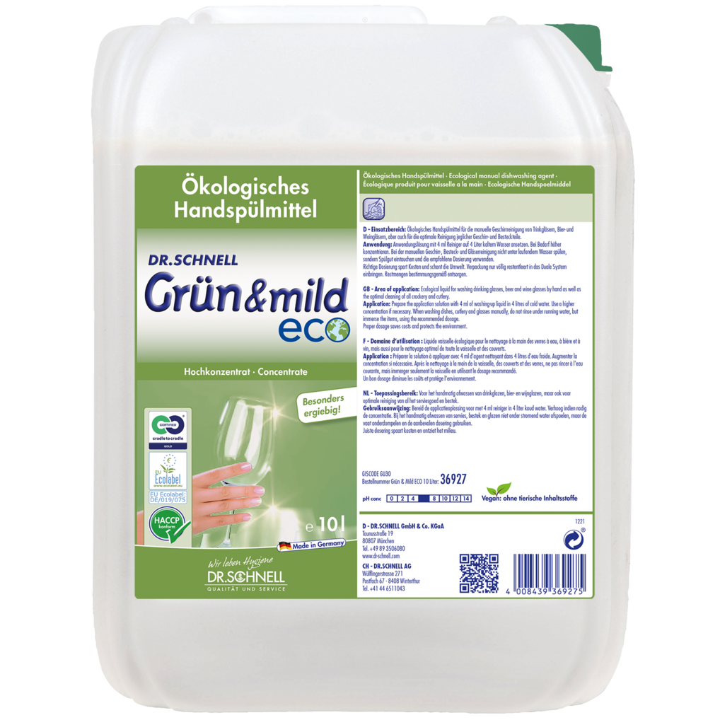 Grün&mild Handspülmittel ECO 10L