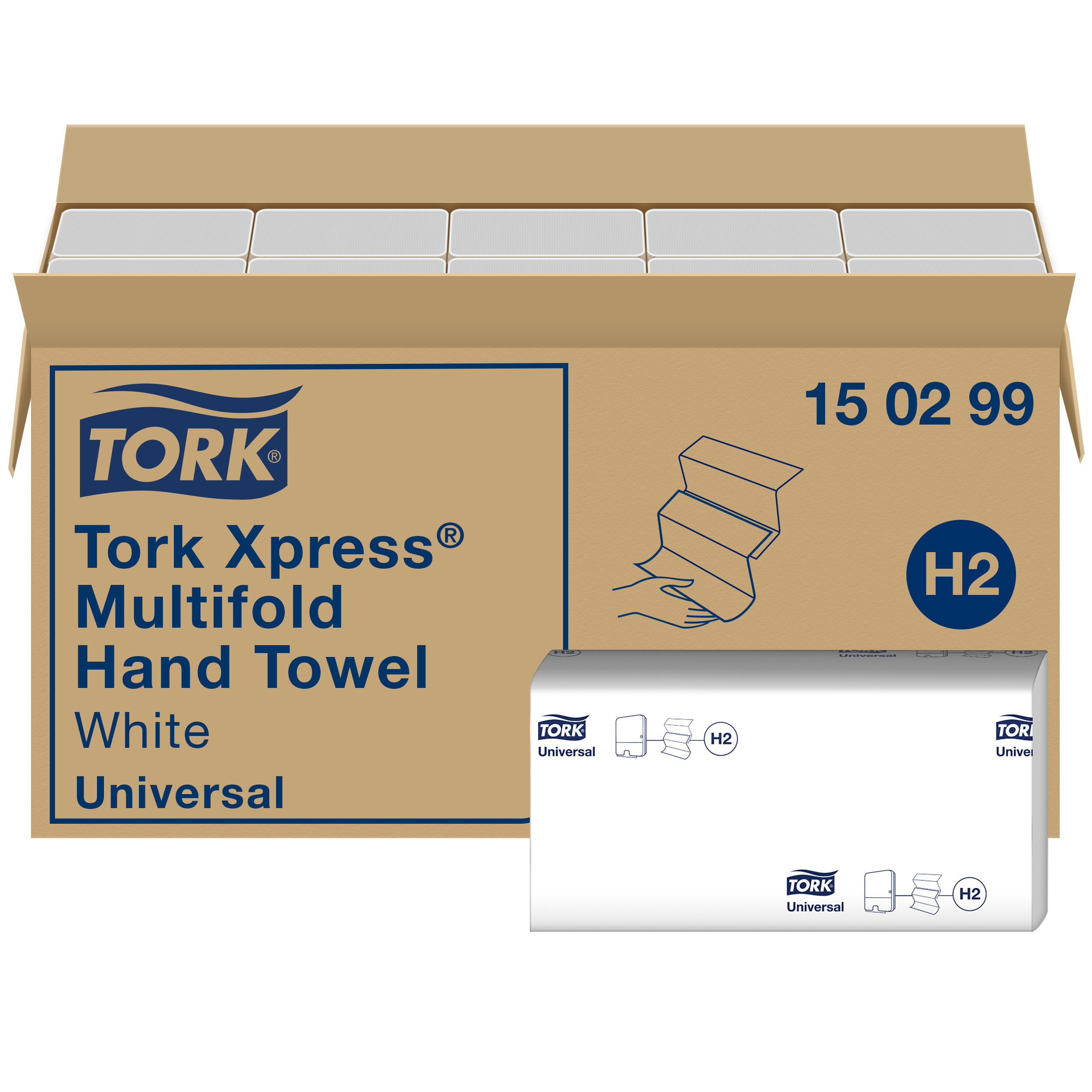 Tork Xpress Multifold Handtücher 2lg
