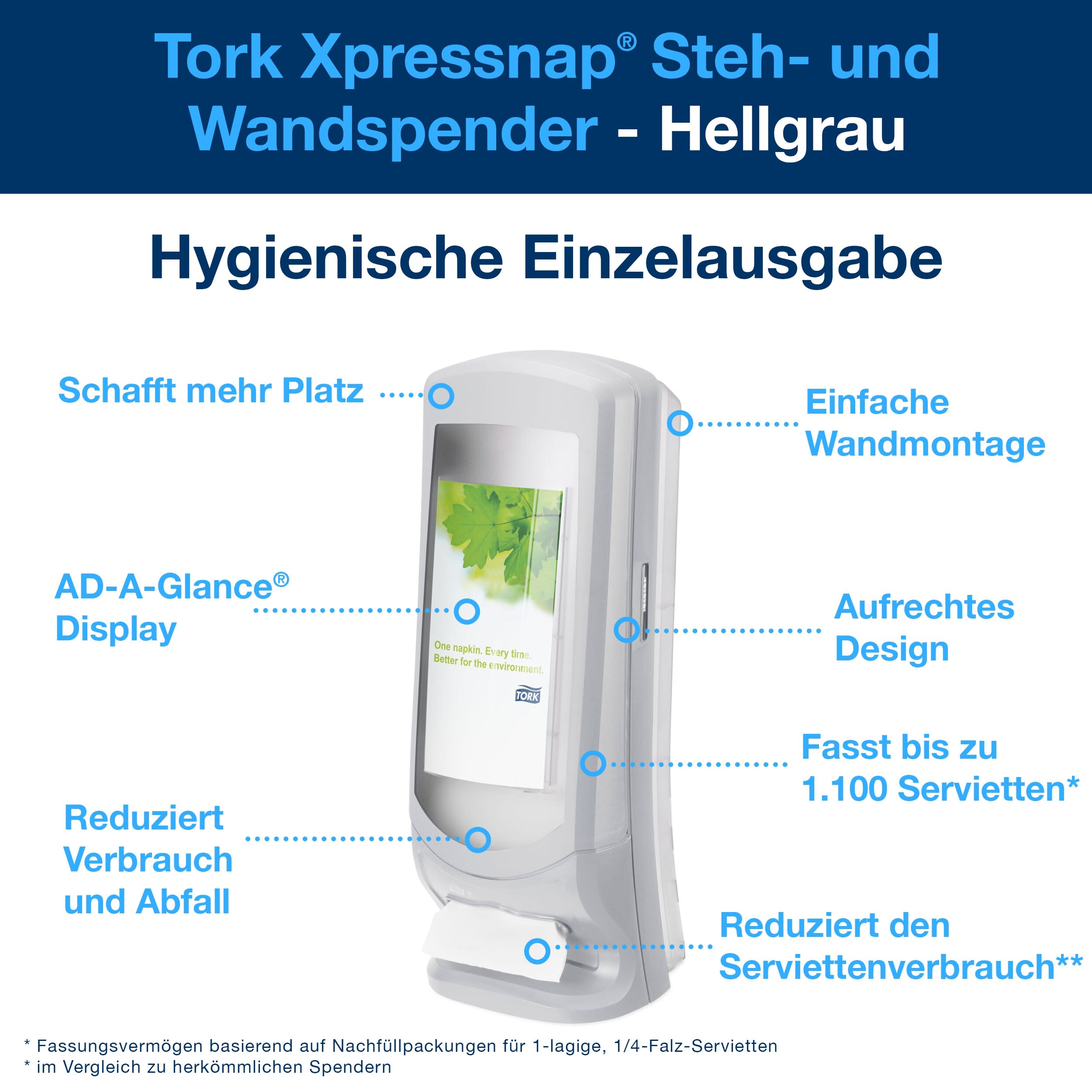 Tork Xpress Servietten Steh- und Wandspender