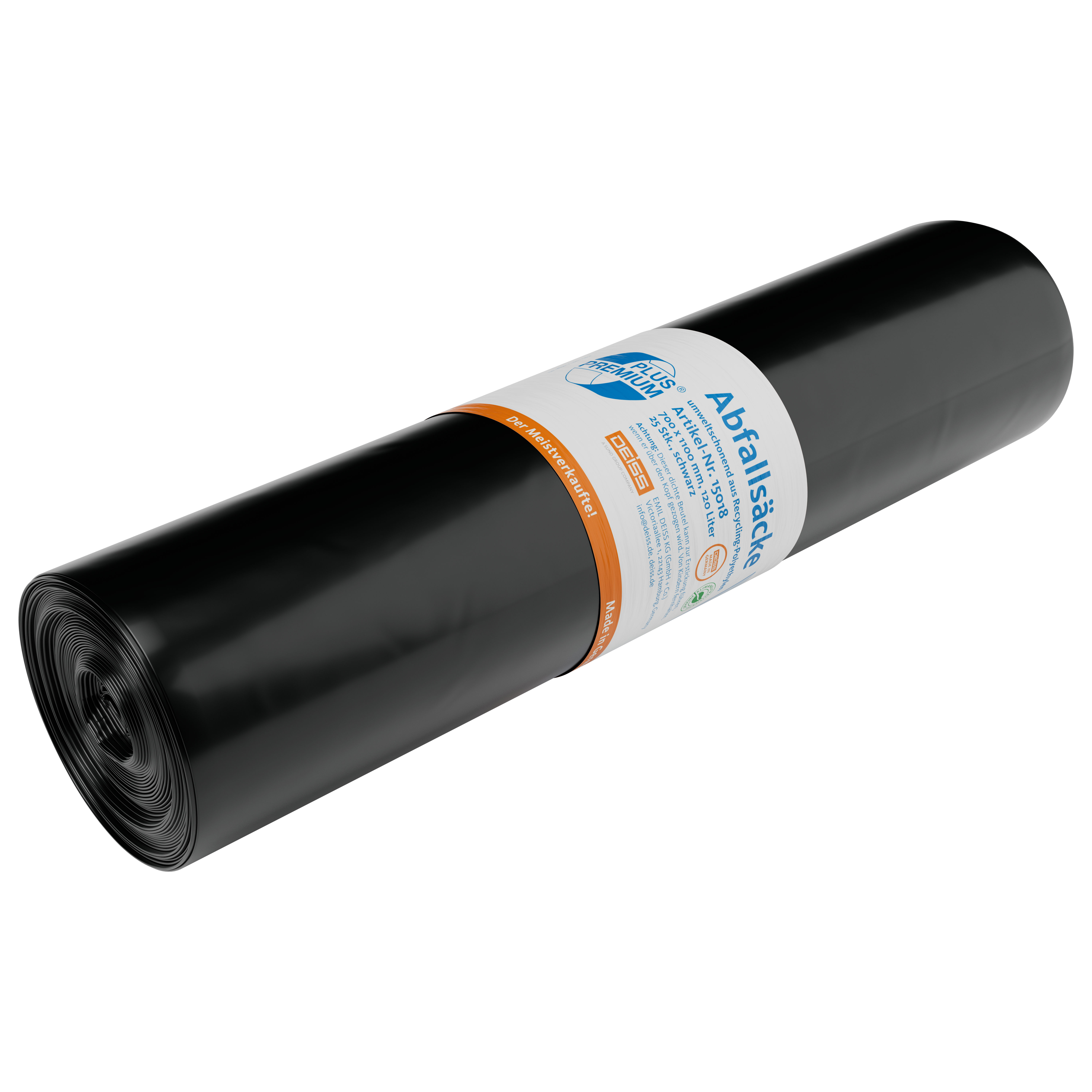 Müllsack 120L schwarz