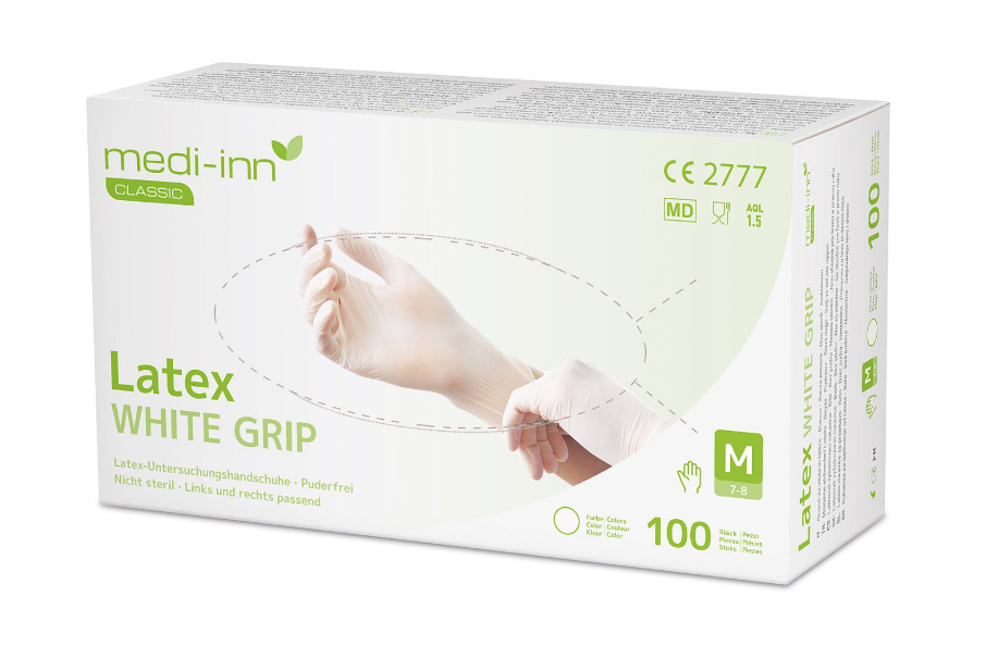Latexhandschuh Medi-Inn S weiß