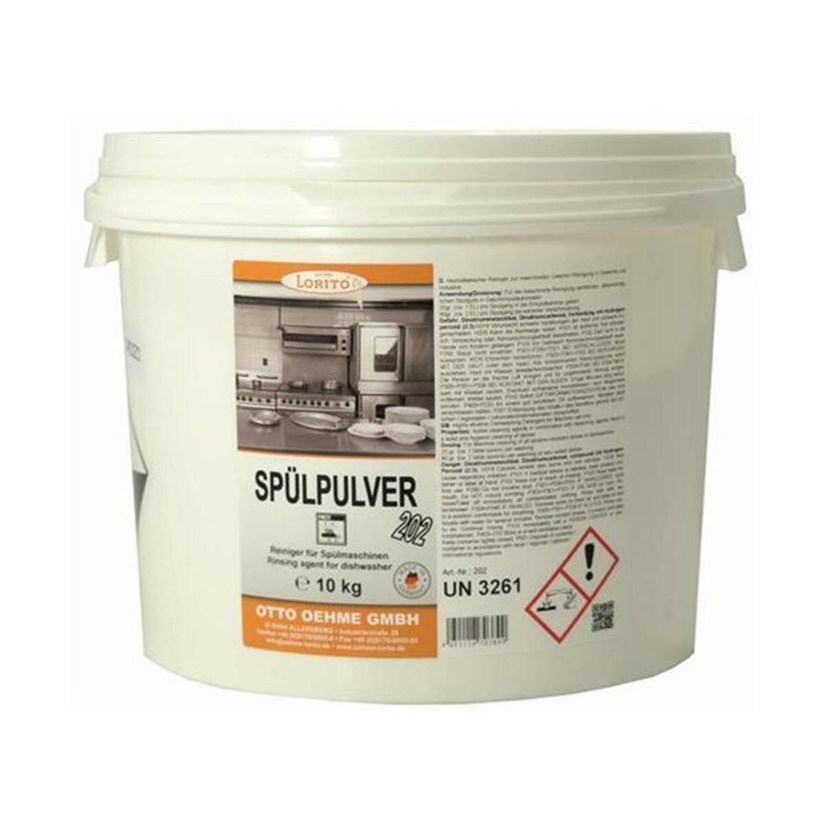 Geschirrspülpulver 10kg