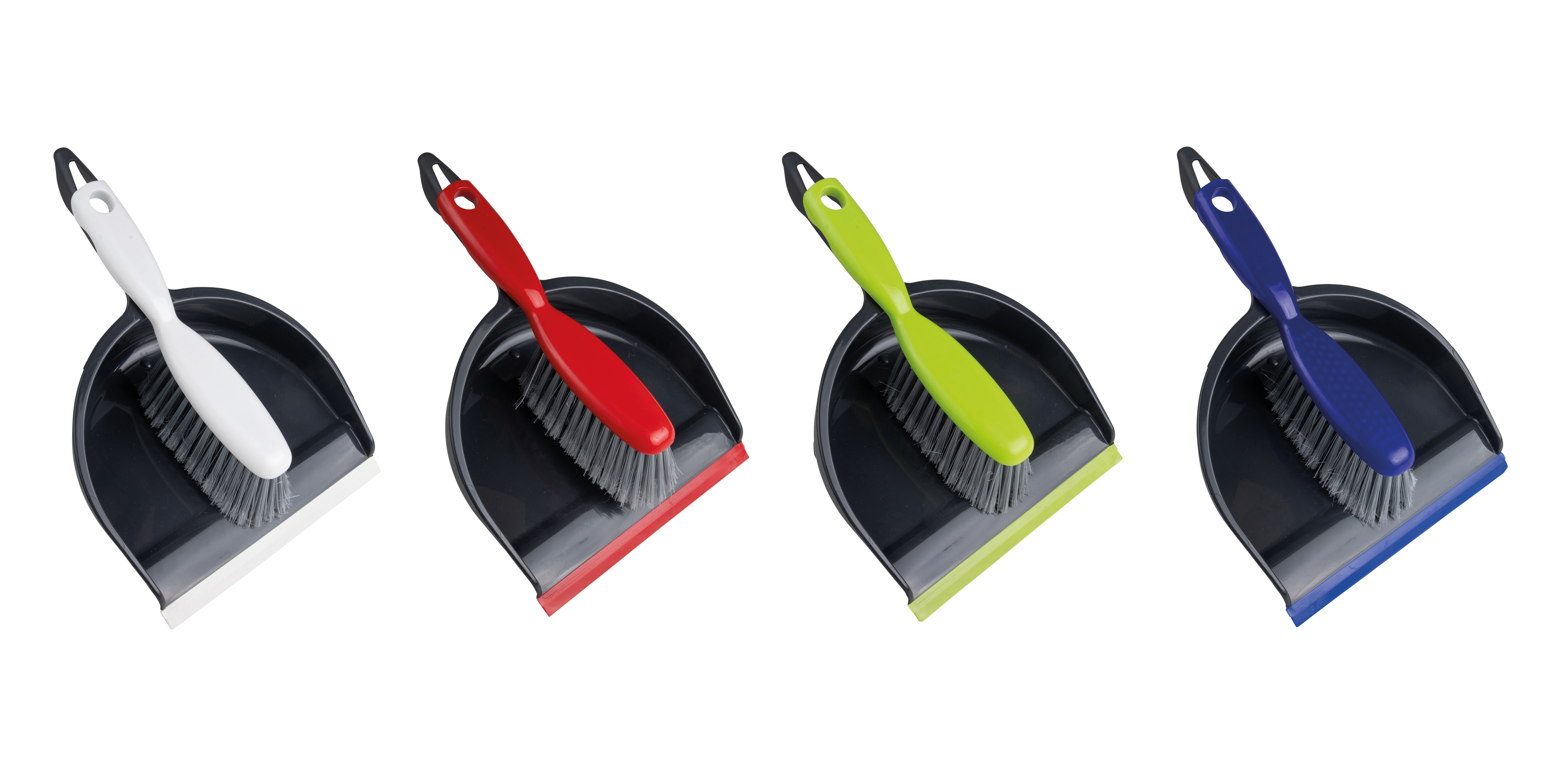 Kehrschaufel Set mit Gummilippe