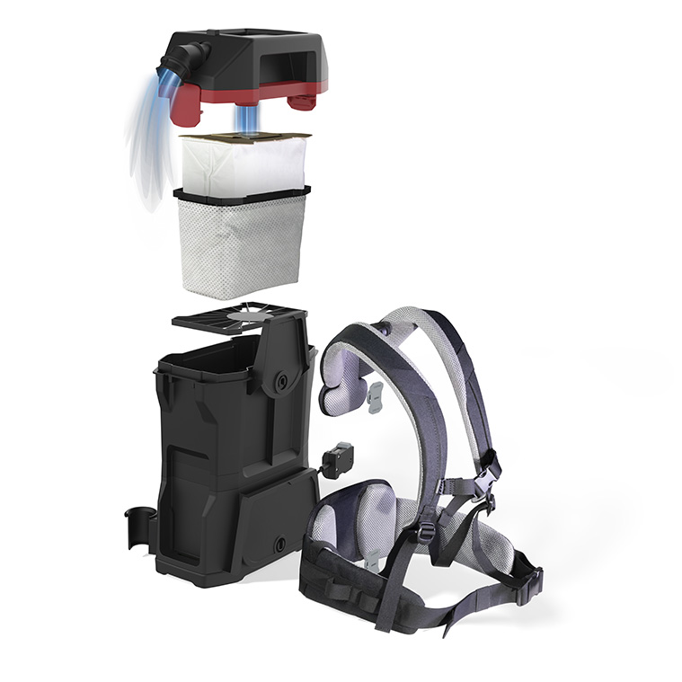 Boostix Rückenstaubsauger 36V