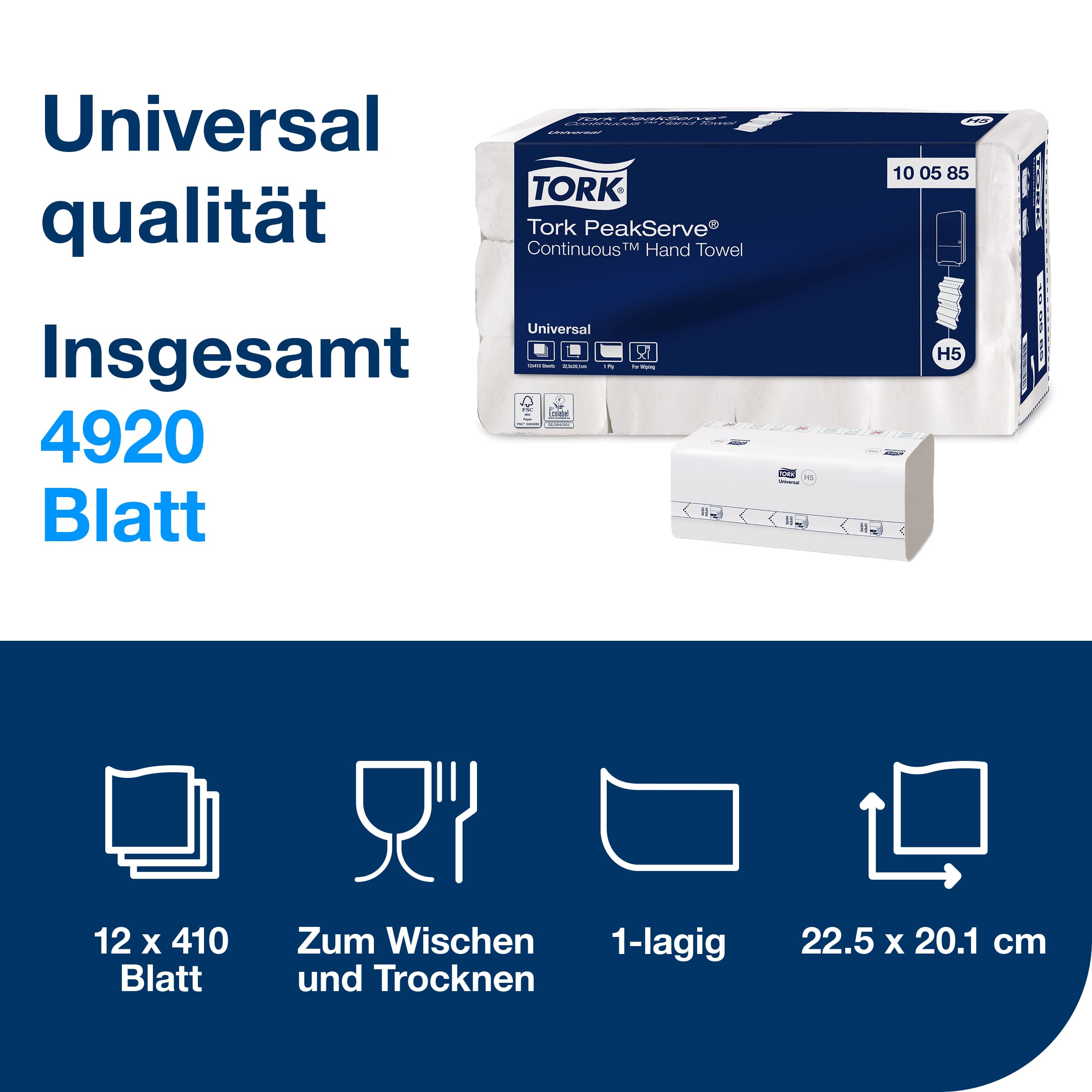 Tork PeakServe Endlos Handtücher