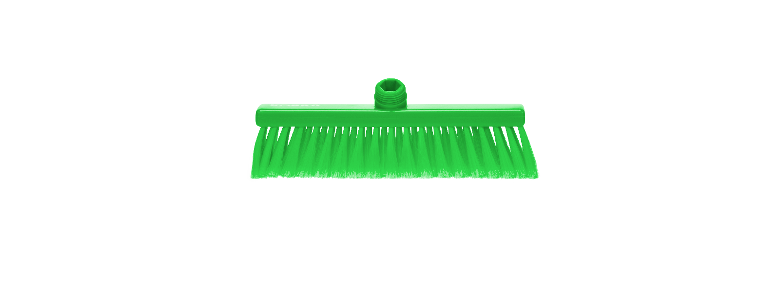 Besen 28cm grün weich