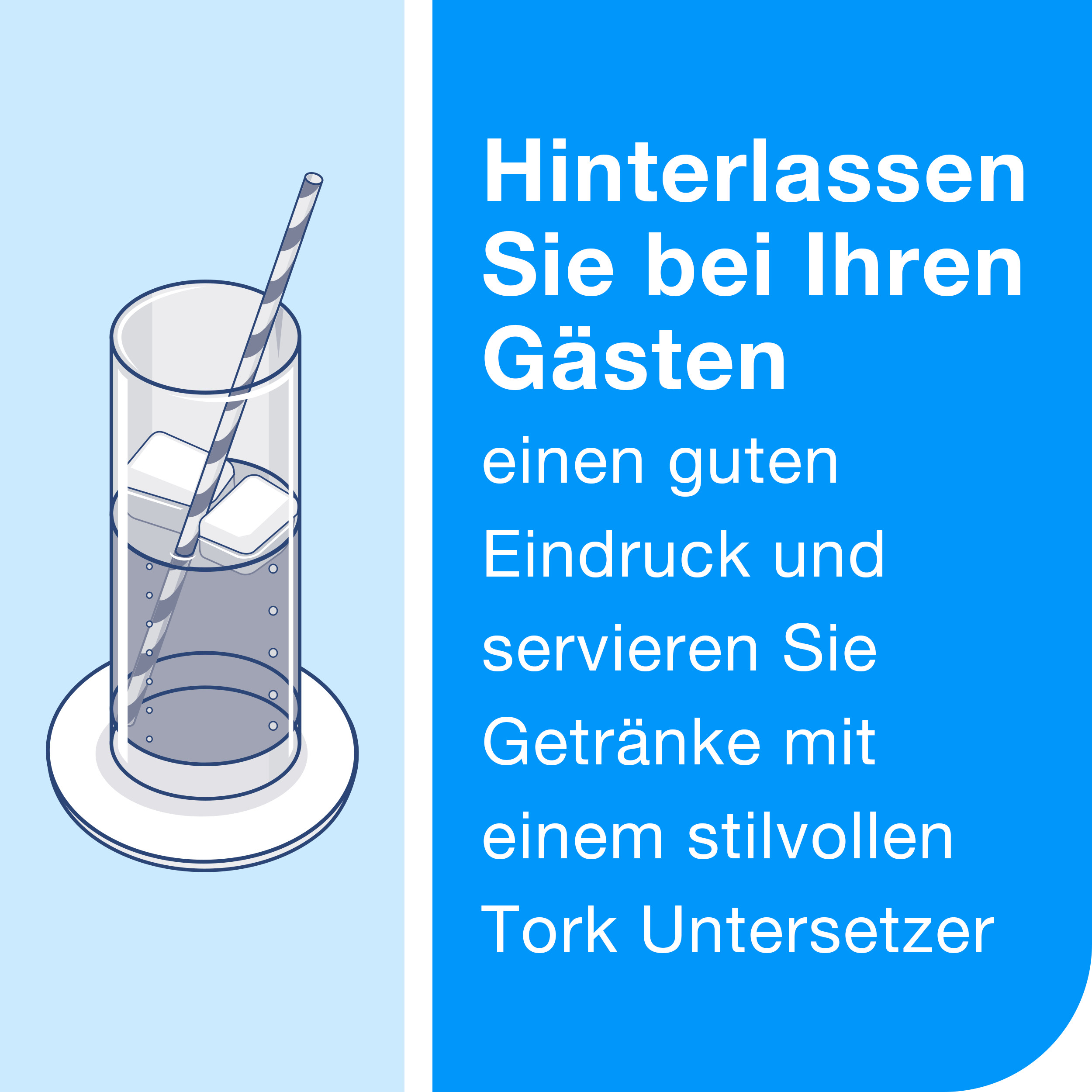 Tork Untersetzer weiß