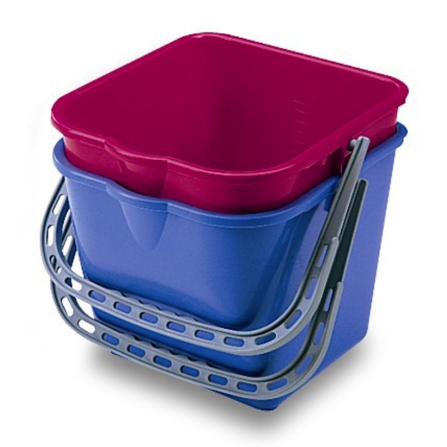 Eimer 25L blau eckig