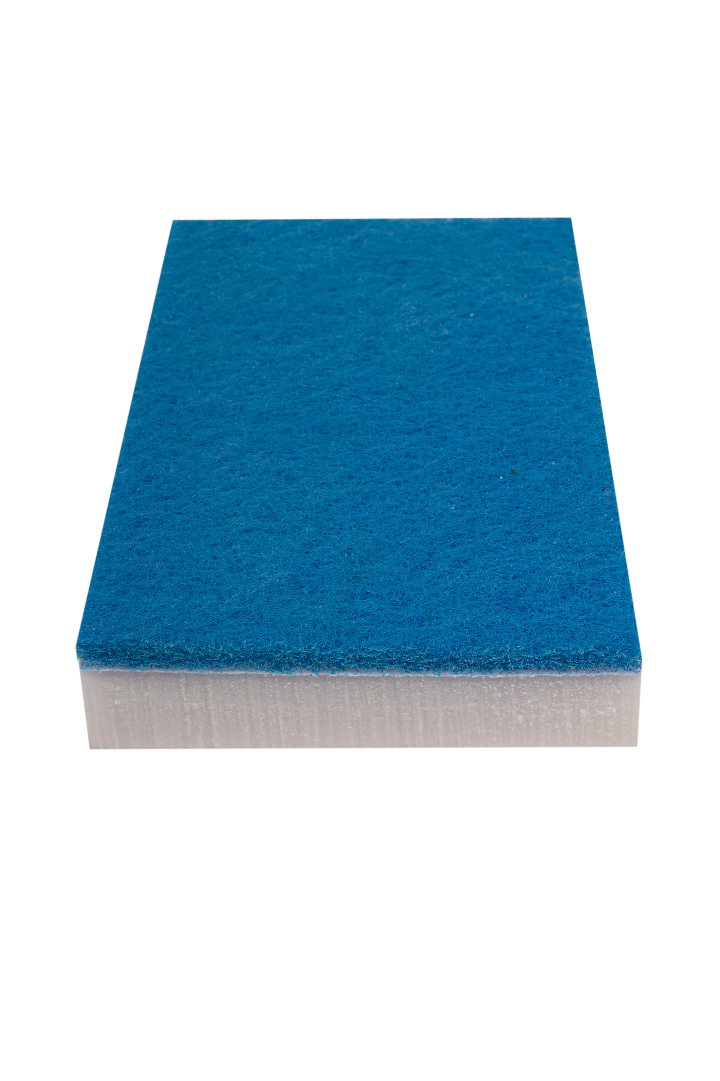 Handpad Melamin weiß/blau 25,5x11,5 cm